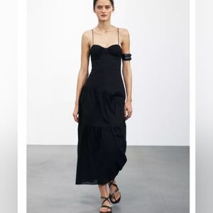 Zara ZW Collection Bustier Dress
